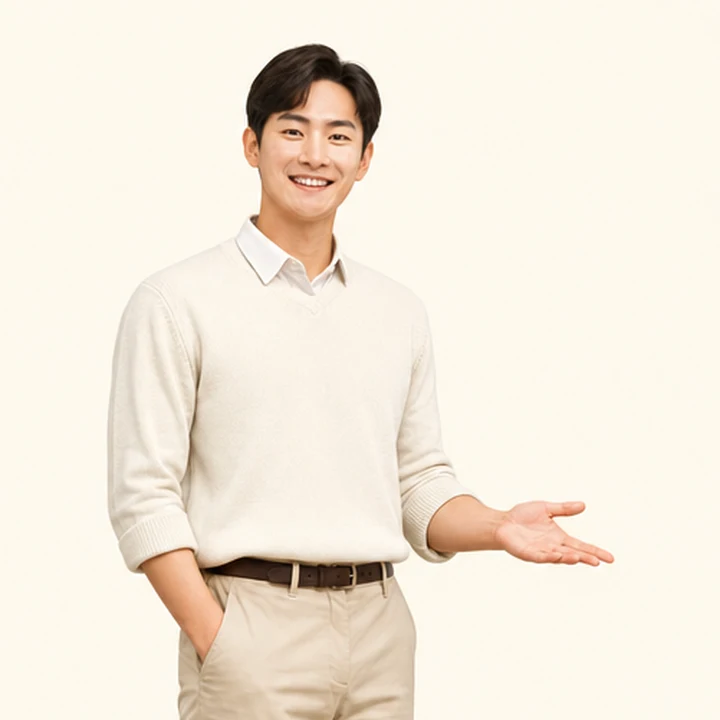 저신용 장기렌트카 비용 상담 신청을 안내하는 담당자